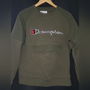 Champion Green Kangaroo pouch sweater